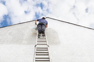 Peinture extérieure à la Ferrière — façades et ravalement